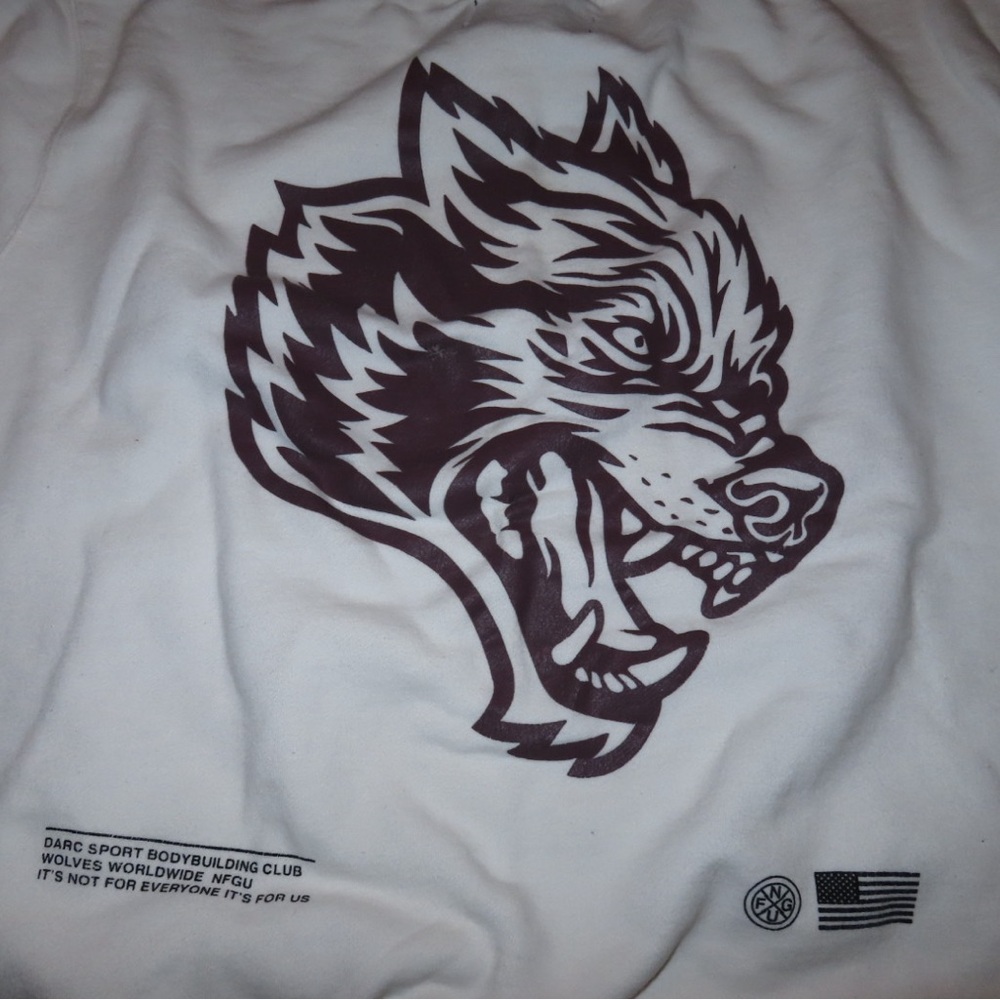 Darc Sport White Crewneck Sweater